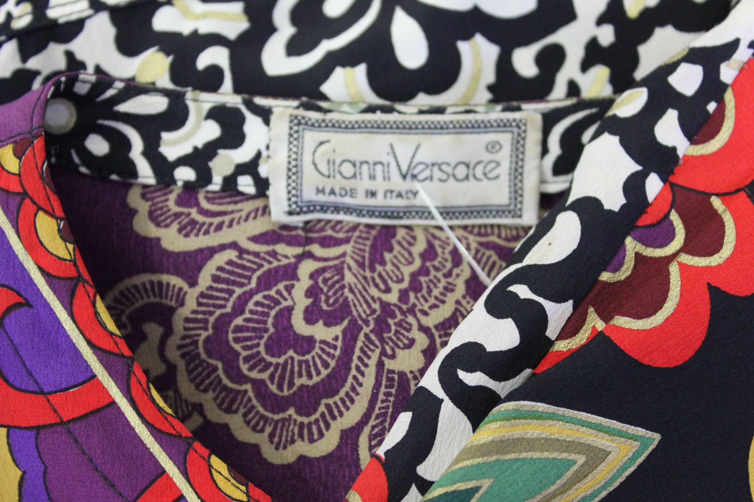 Gianni Versace Cropped Silk Jacket Spring 1987 For Sale 1