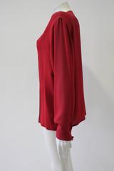 Gianni Versace Red Silk Shirt