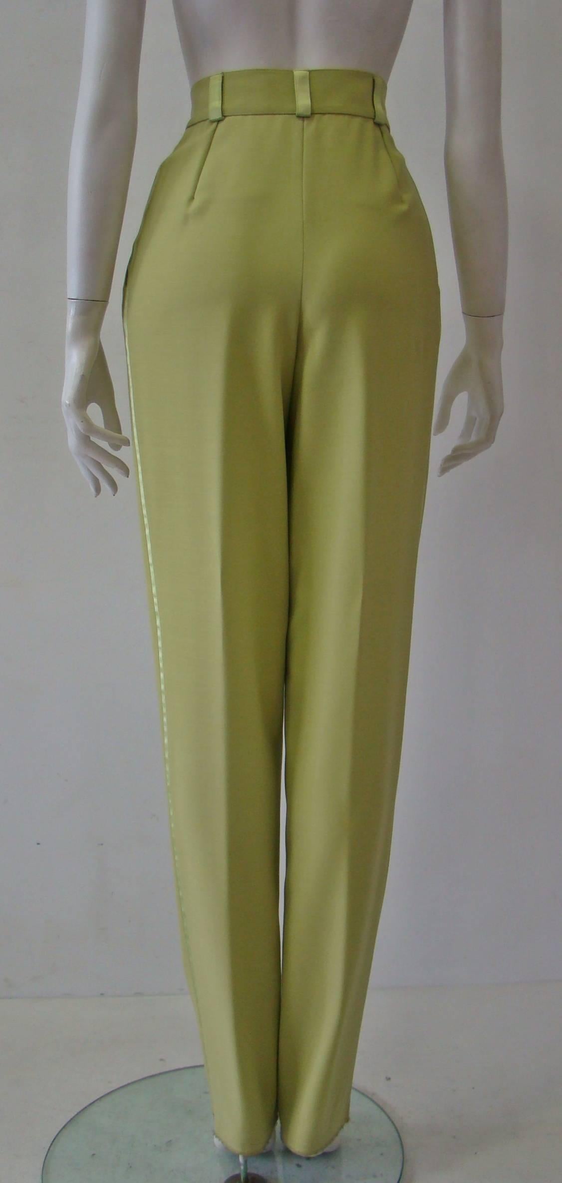Gianni Versace Couture High Waisted Pants Fall/Winter 1992 For Sale 1