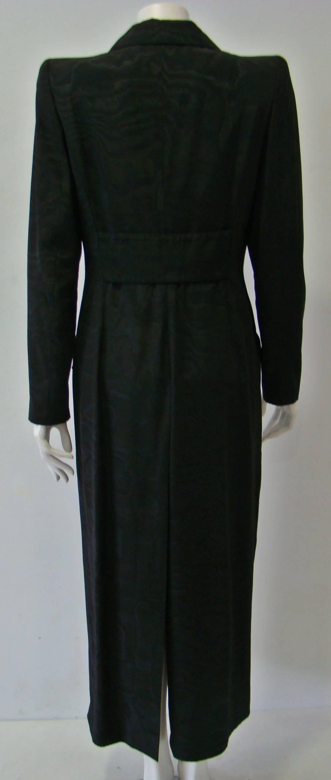 Angelo Mozzillo Embroidered Evening Frock Coat, Fall 1998 For Sale 1
