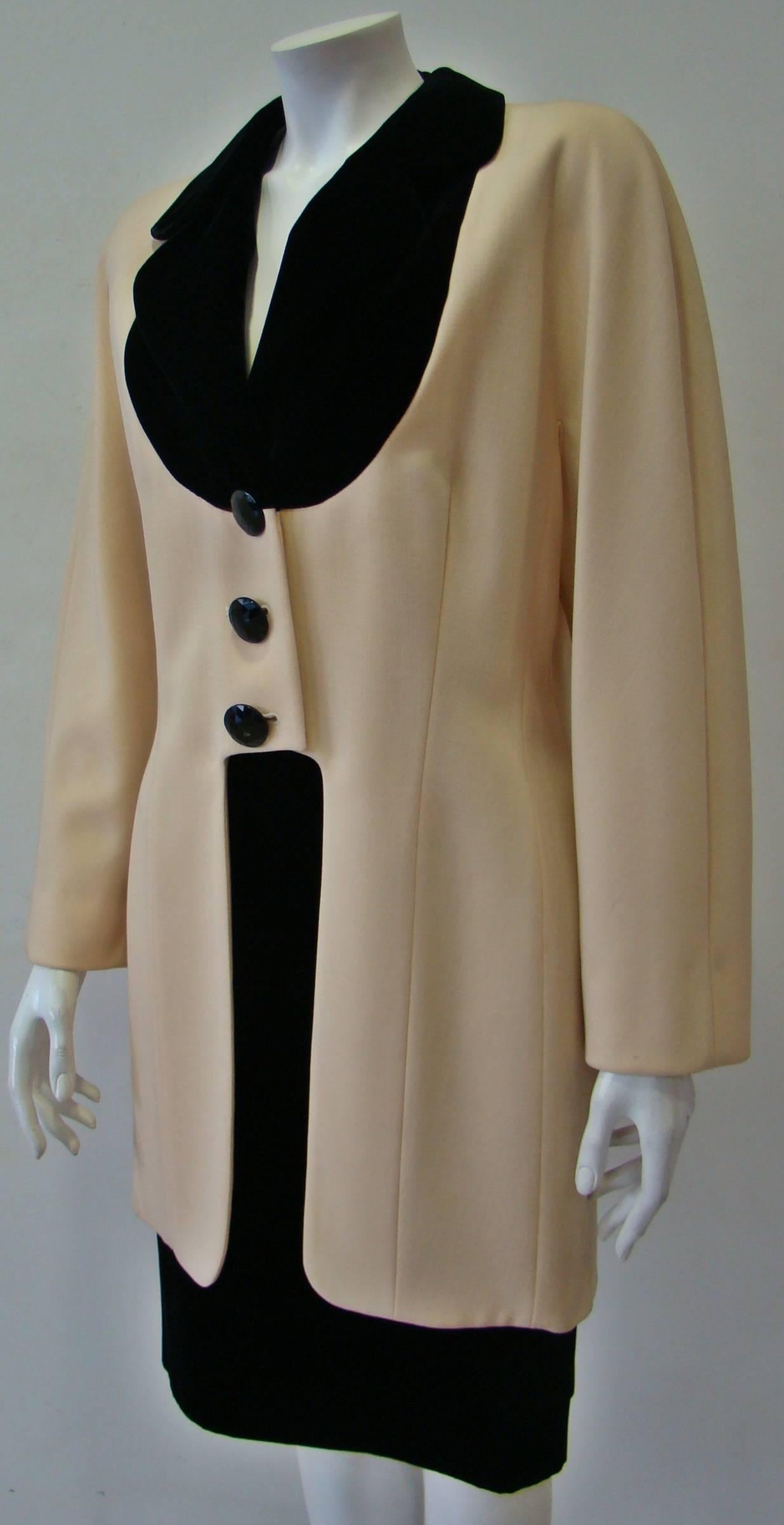 Brown Rare Gianfranco Ferre Evening Tailcoat Skirt Suit For Sale
