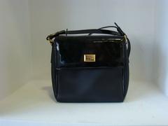 Gianfranco Ferre Black Leather Shoulder Bag
