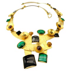 Gale Rothstein Incroyable collier en pierres semi-précieuses