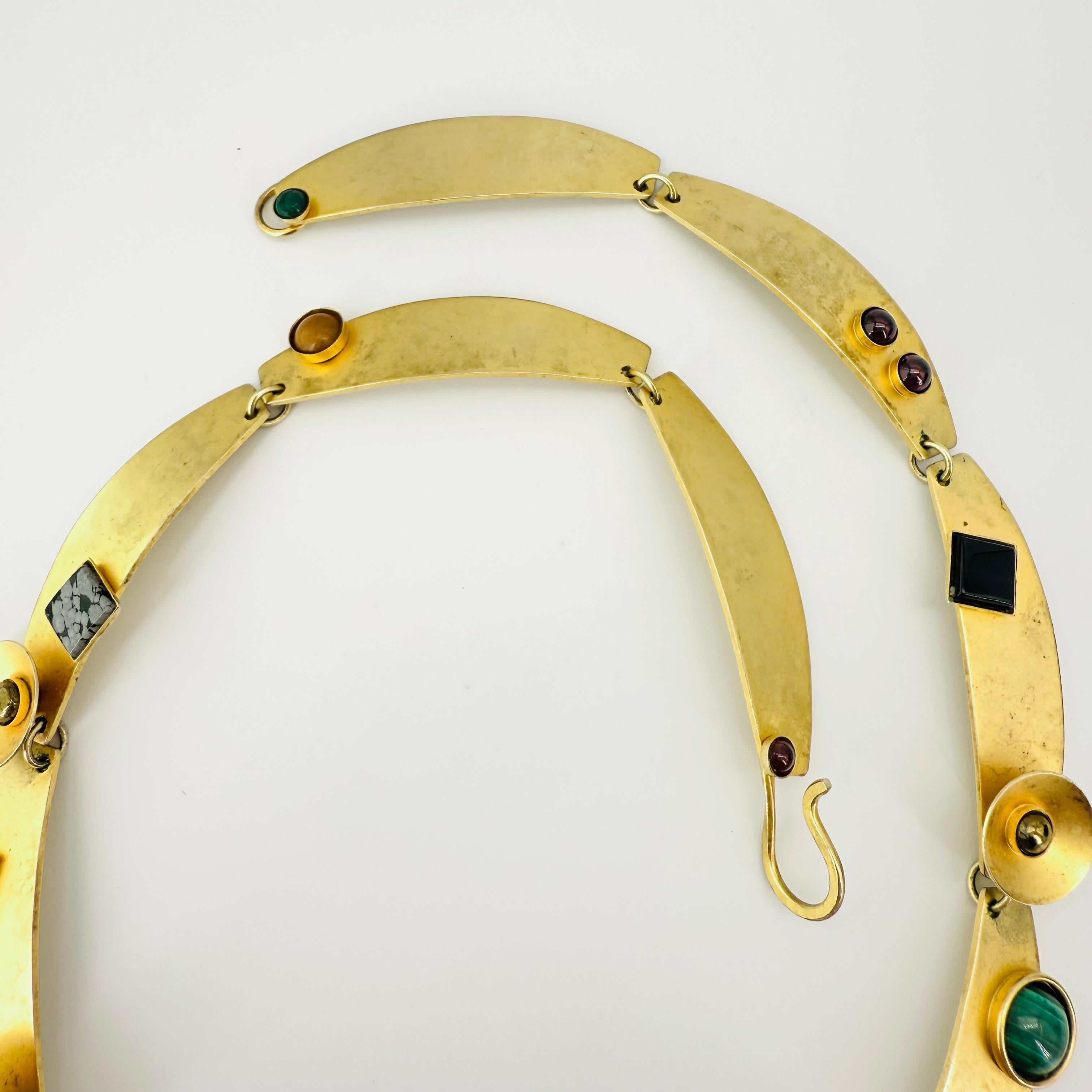 Gale Rothstein Incroyable collier en pierres semi-précieuses en vente 3