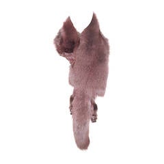 Plum Colores Fox Fur Collar/Stole