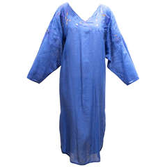 Krizia Panther Embroidered Caftan