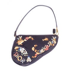 Christian Dior Chinese-inspired Embroidered Bag.  Limited and Special Edition.