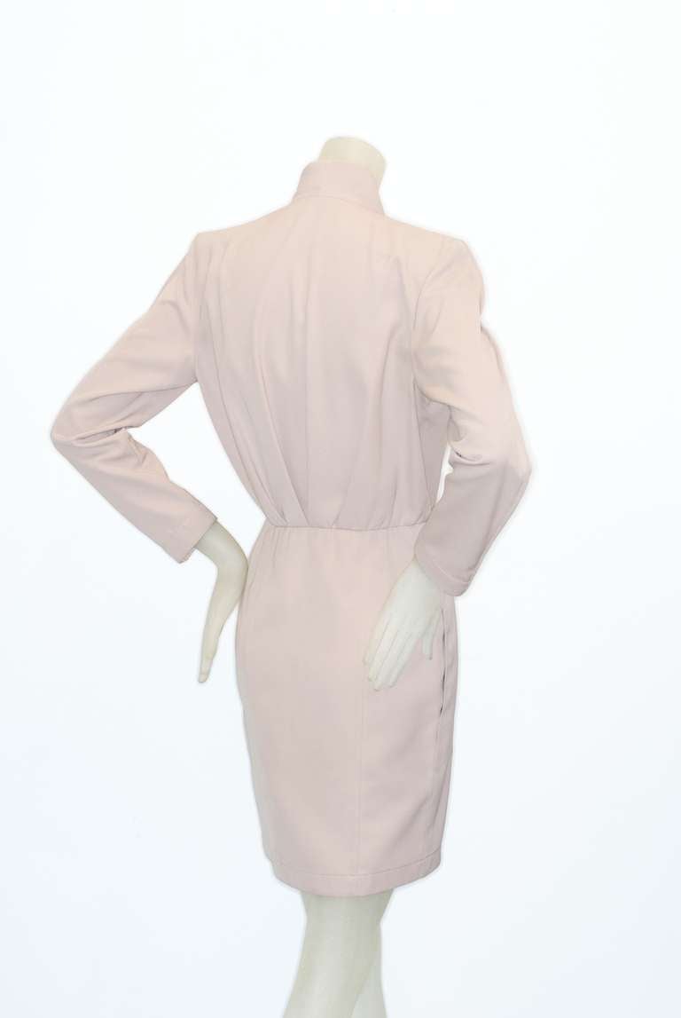 Women's Thierry Mugler Asymmetrical Wrap Dress For Sale