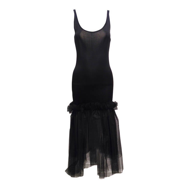 Yves Saint Laurent Dress with Tulle For Sale