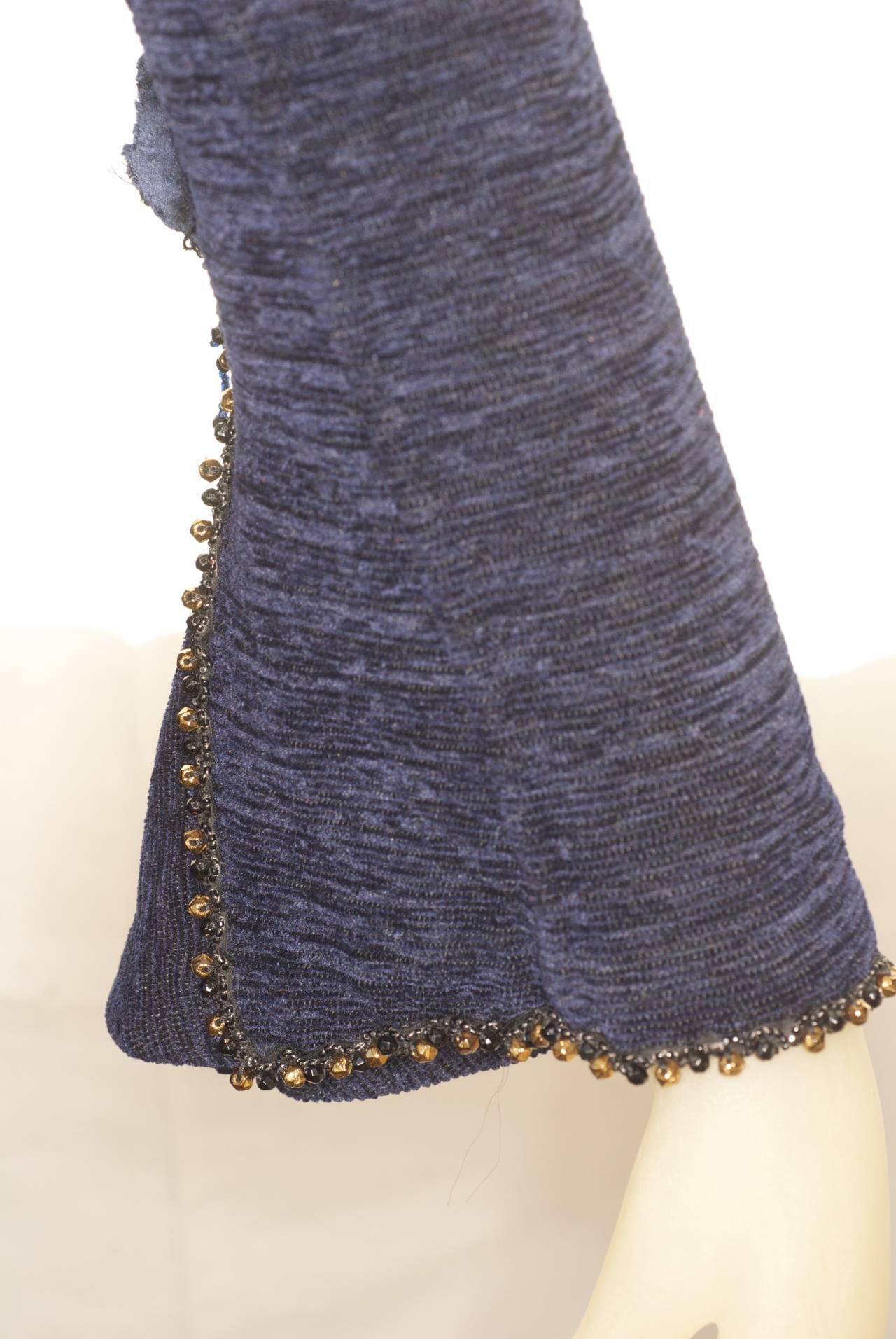 Women's Provenance Nan Kempner Ungaro Haute Couture Beaded Cardigan For Sale