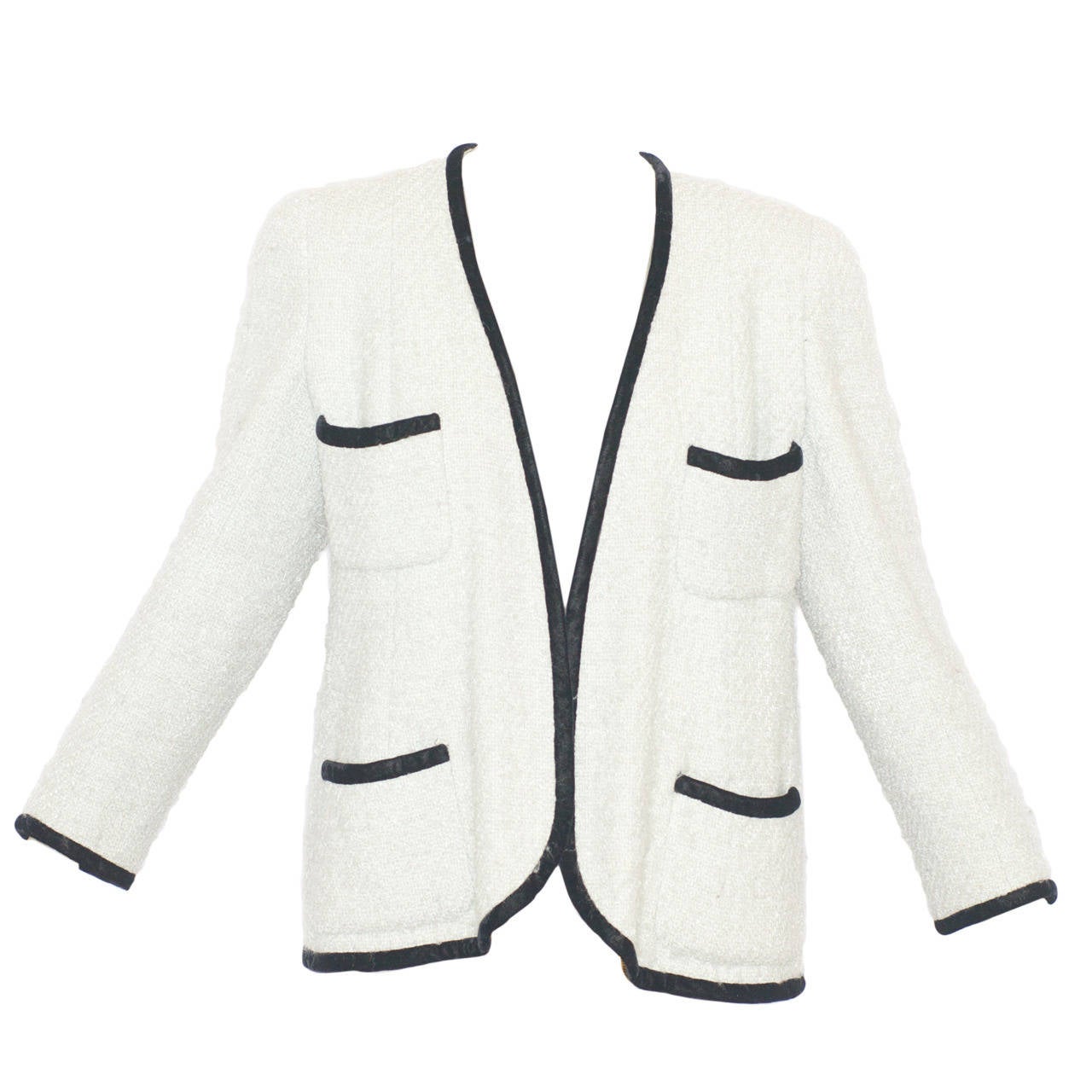 Chanel Haute Couture Pale Mint Jacket For Sale