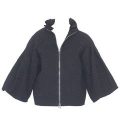 Lanvin Zip Front Jacket with Origami Collar