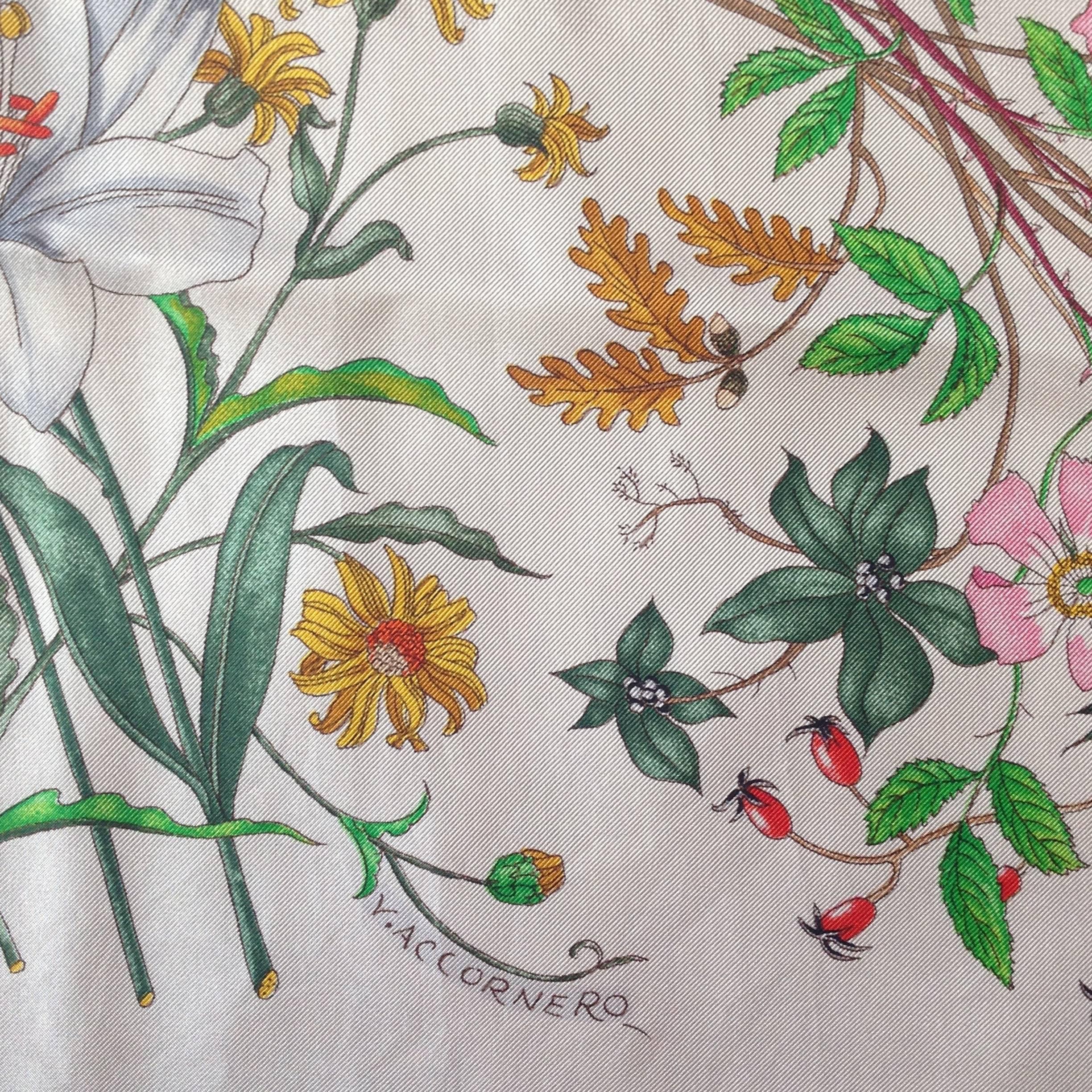 vintage gucci floral scarf