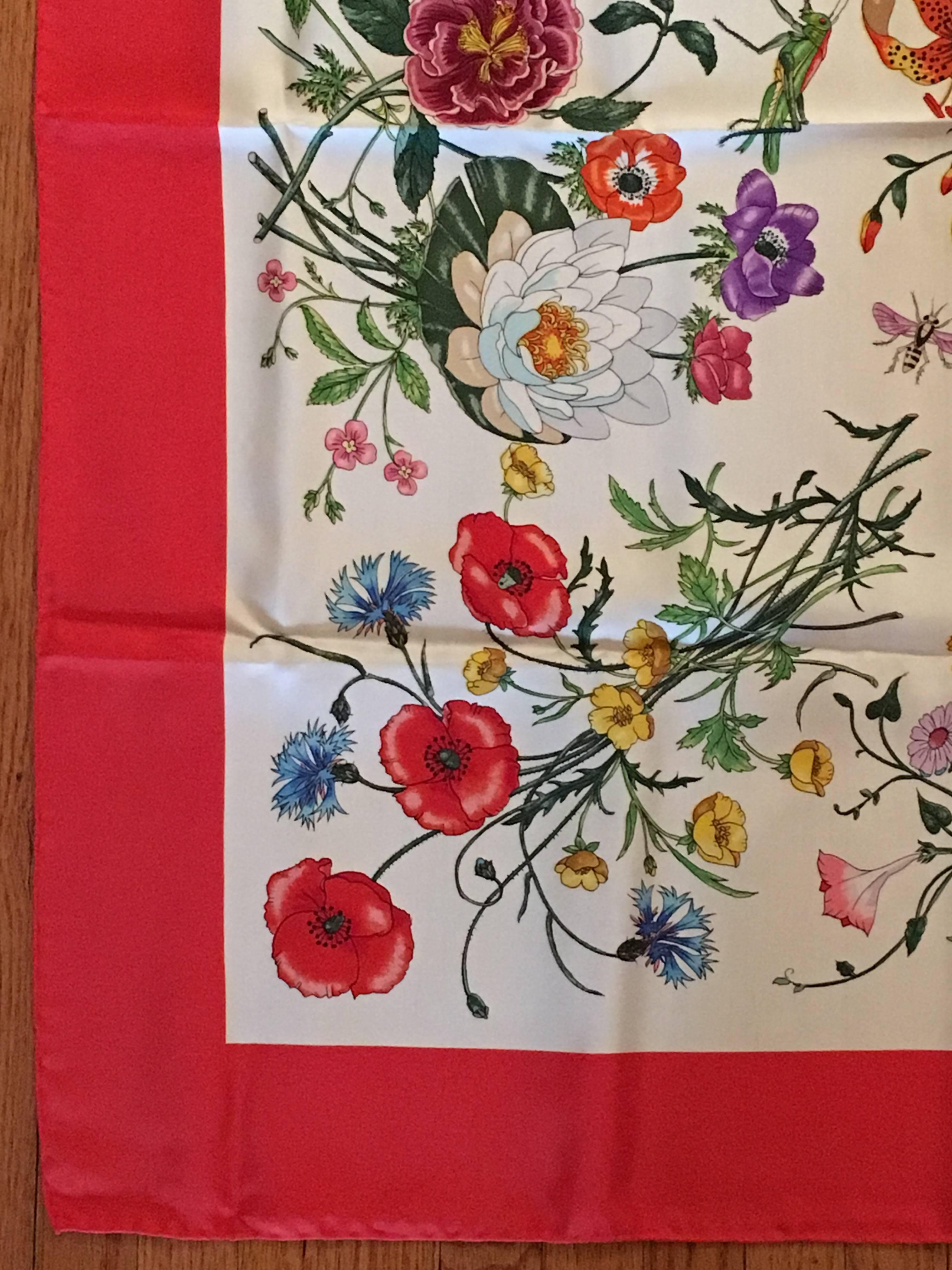 gucci flora scarf grace kelly