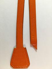 Hermes Orange Leather Bookmark in Original Box