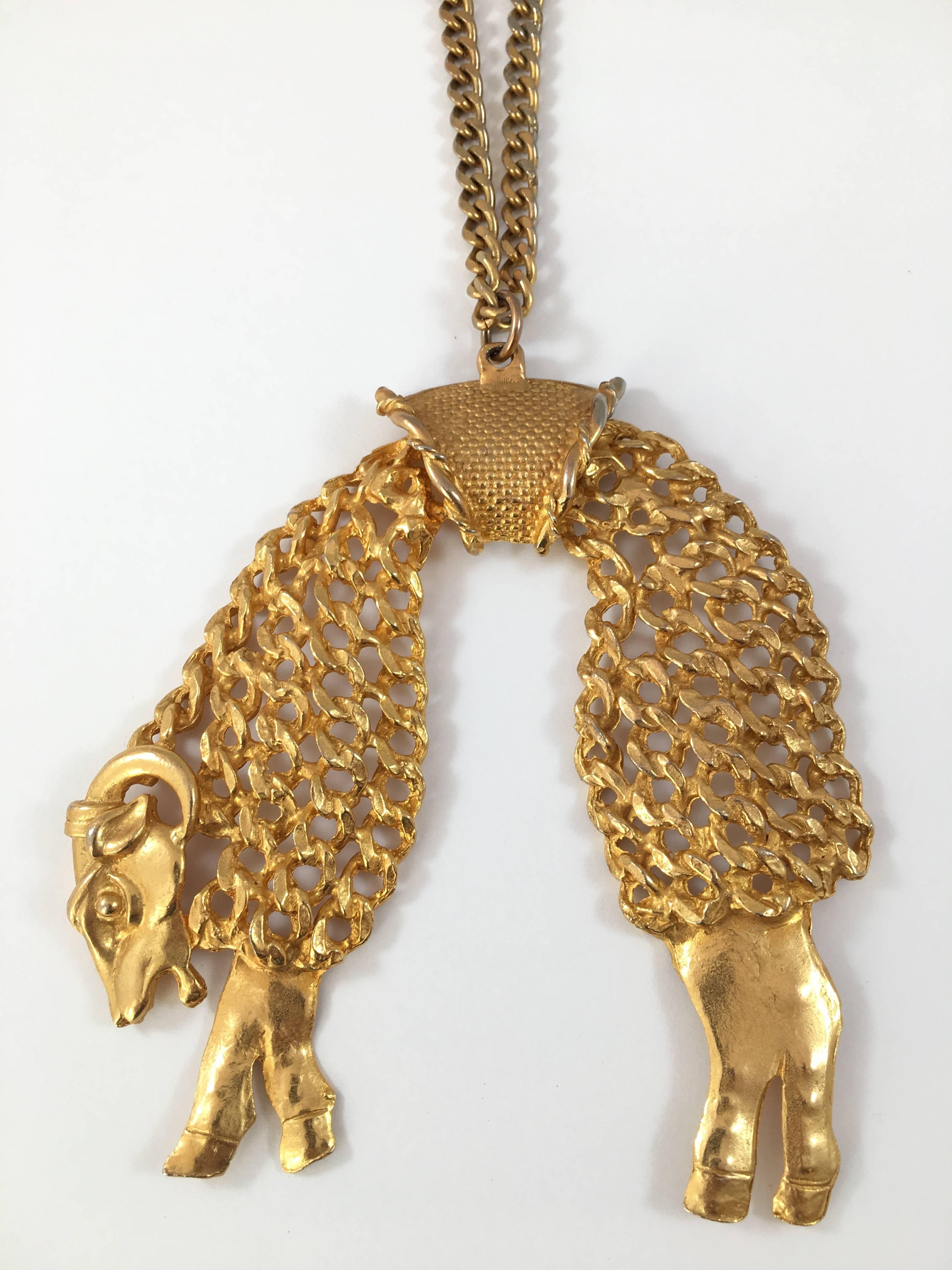 golden fleece pendant