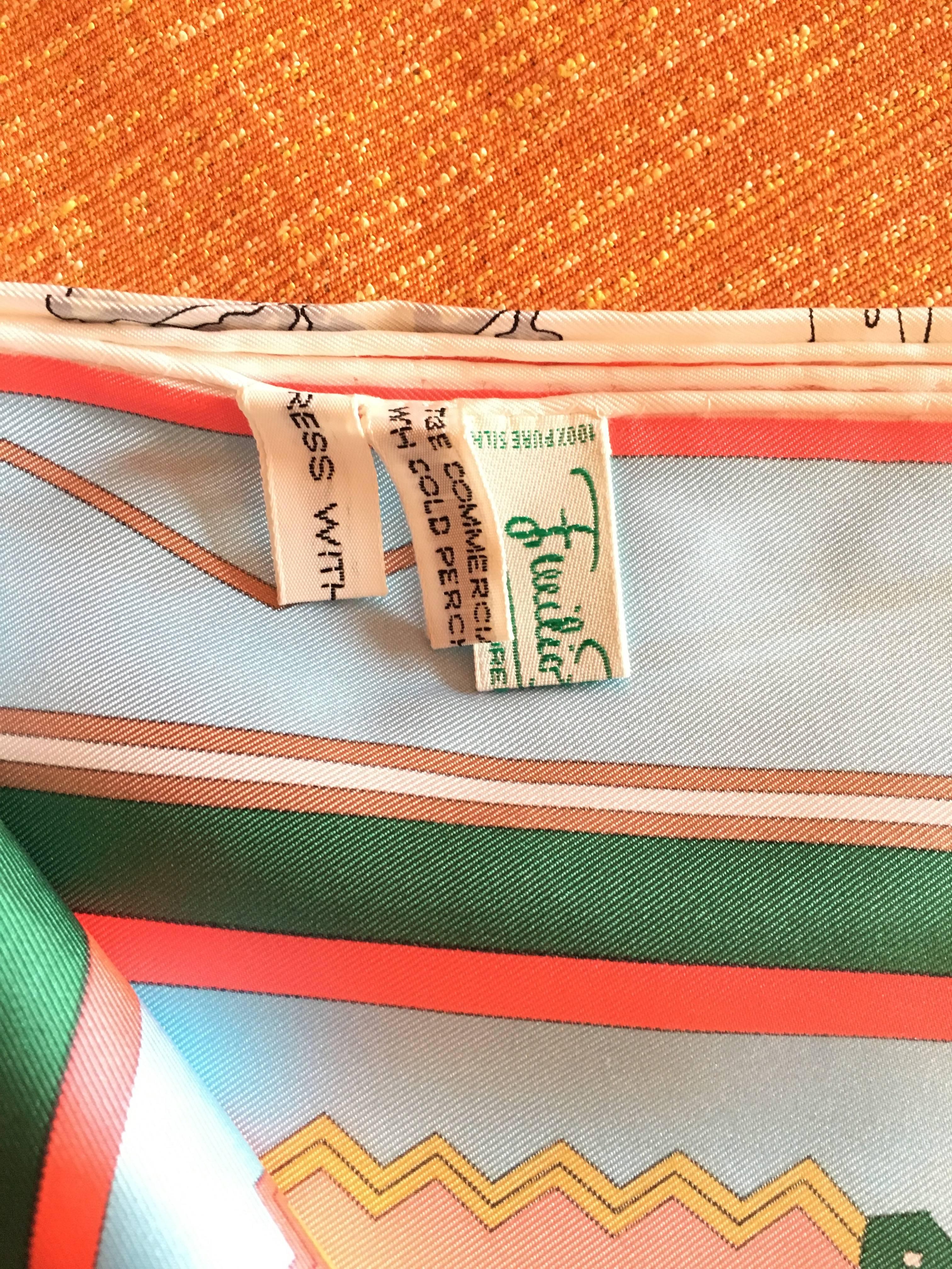 Emilio Pucci Timberline Lodge 50th Anniversary Scarf 1
