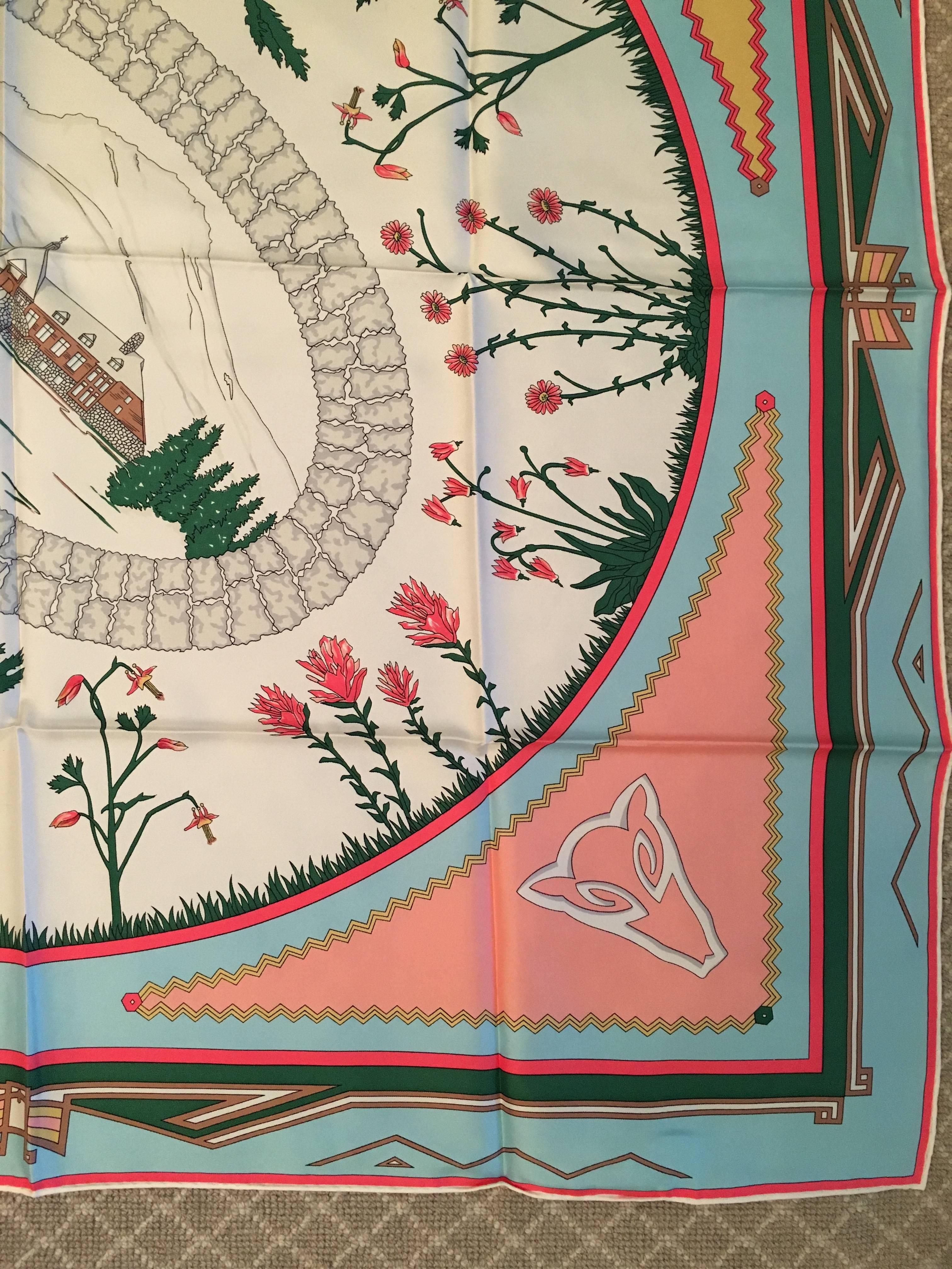 Women's or Men's Emilio Pucci Timberline Lodge 50th Anniversary Scarf