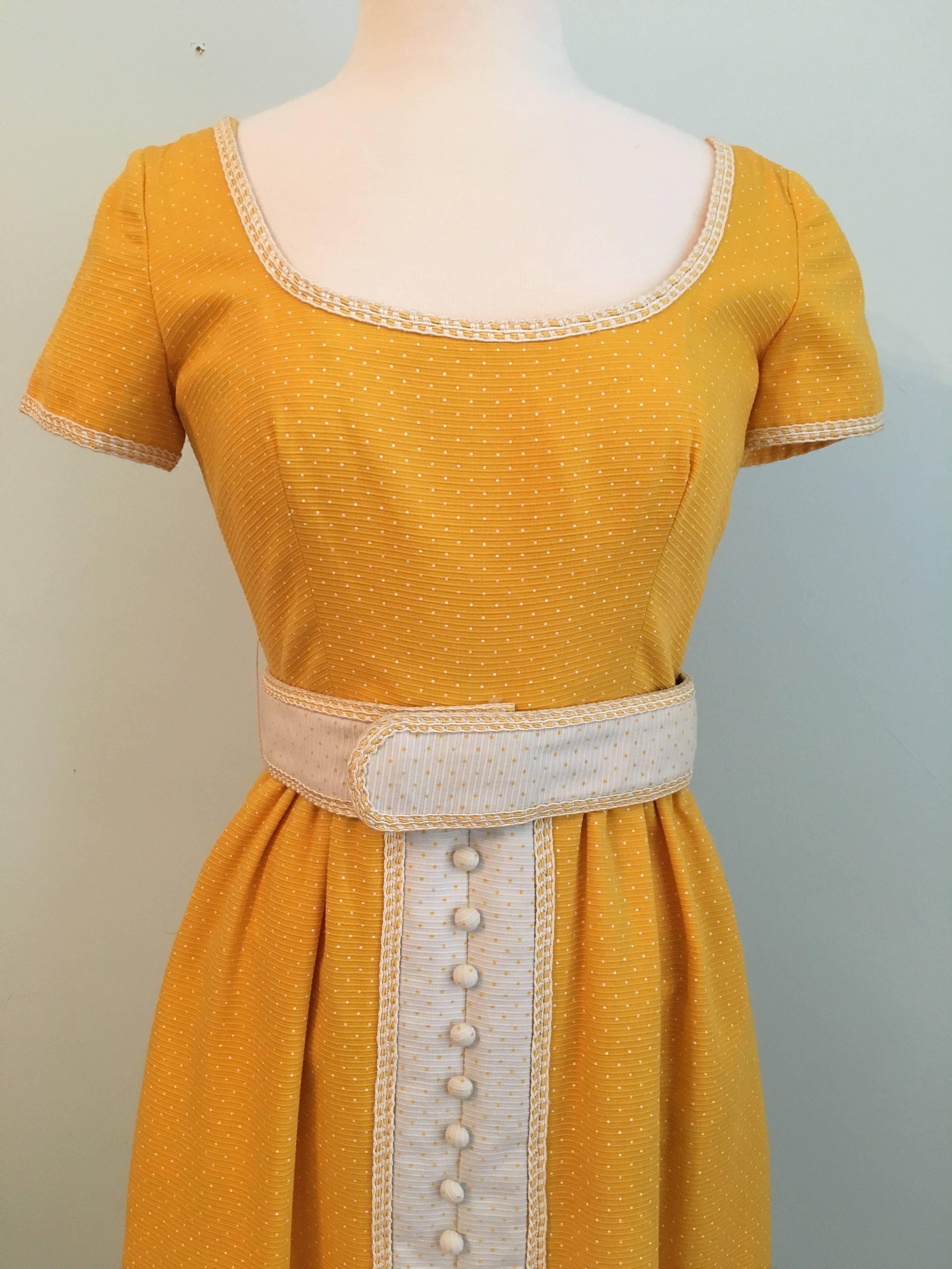 yellow polka dot dresses