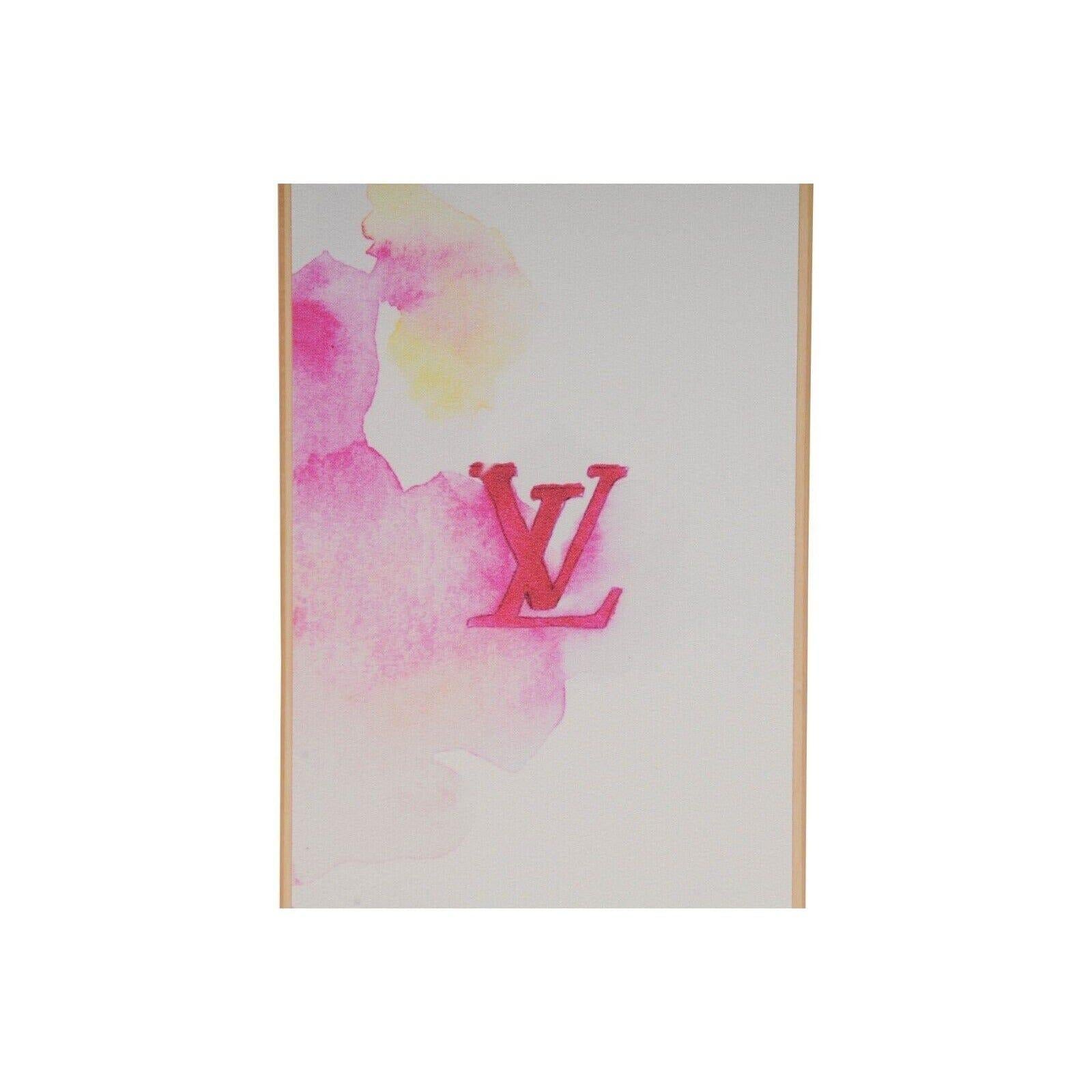 Louis Vuitton SS21 Skate Deck Aquarell LV Monogram Logo Skateboard Art Decor im Angebot 4