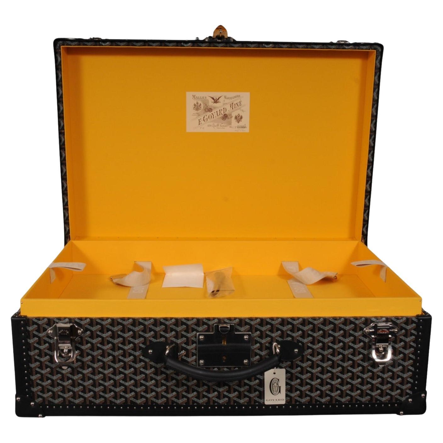 Goyard Palace 70 Schwarz Koffer Trunk Hard-sided Dispaly Travel Chest