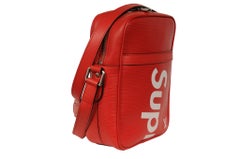 Louis Vuitton Supreme Danube Epi Leather PM Red White Shoulder Crossbody Bag