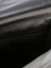 Chanel crossbody black leather clutch c.1997-99