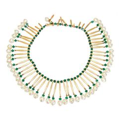 Vintage Gorgeous Trifari festoon necklace 50s