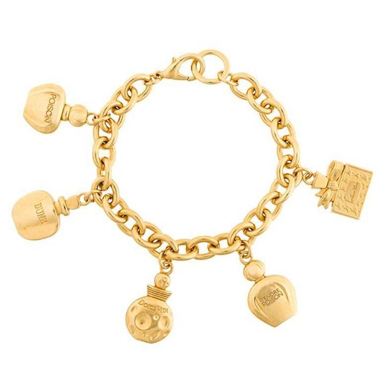 Christian Dior charms perfume bracelet 90s