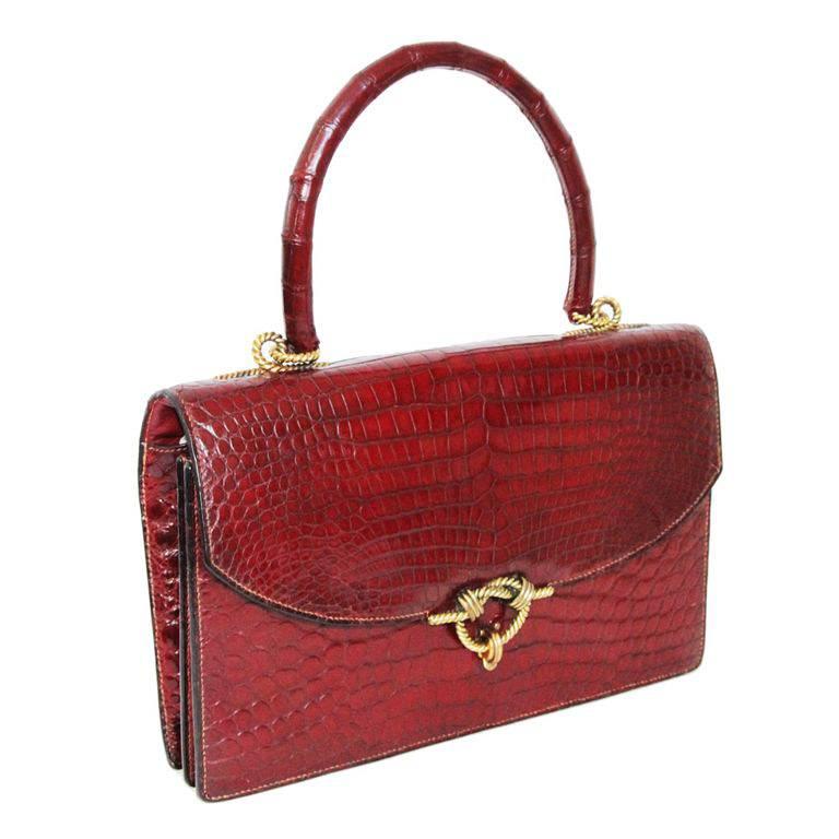 Hermes rarity "cordeliere" handbag of 1961
