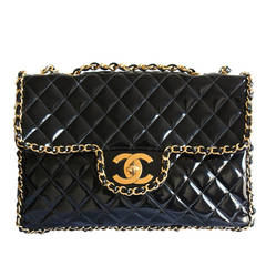 Vintage Stunning Chanel Jumbo Rock Collector Handbag