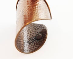 Paris Premier Etage Scale Couture Cuff, 1980s