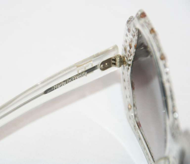 Exceptional Emilio Pucci - Glamour Maharaja Vip Sunglasses 1970 In Excellent Condition In Verviers, BE