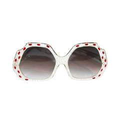 Vintage Exceptional Emilio Pucci - Glamour Maharaja Vip Sunglasses 1970