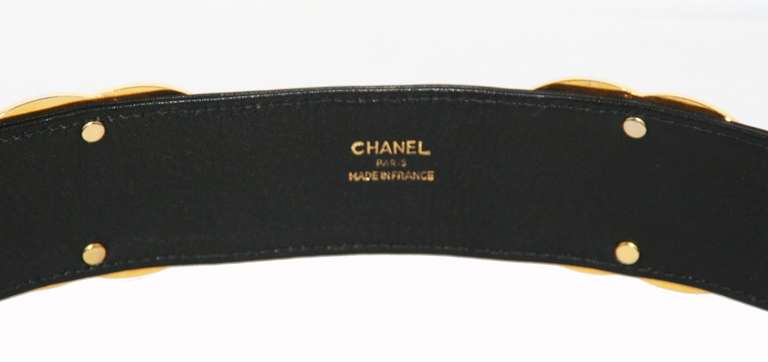 Women's Exceptional Huge Chanel CC Belt 1990