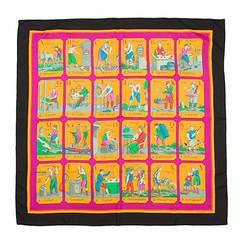 Hermès Vintage 'Les Métiers' scarf