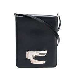Incredible Pierre Cardin chrome handbag of 60s 5