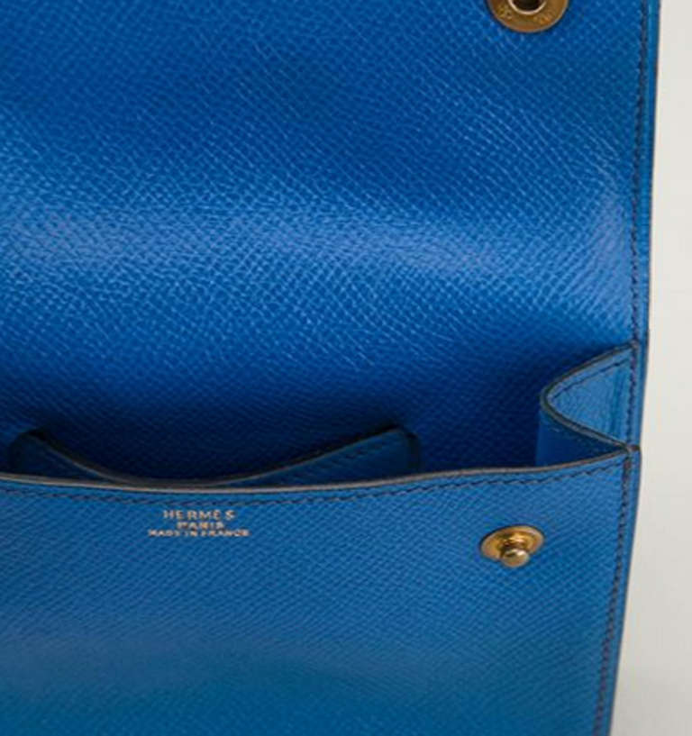 Women's The Perfect Hermès Royal Blue Clutch Belt