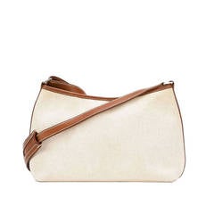 Hermès "Berlingot" Barenia 
Canevas