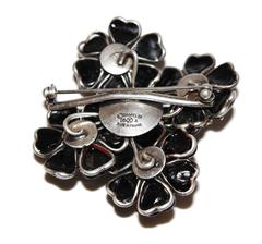 Chanel vintage Camelia brooch pendant made by Gripoix 1995