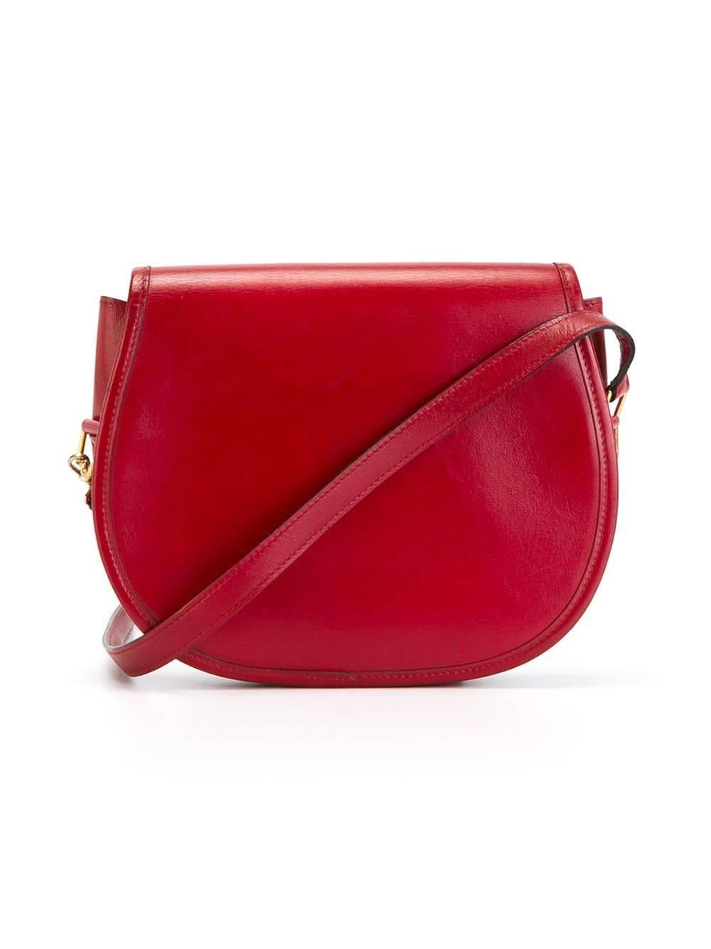 Bellissima borsa vintage rossa di Hermès, il modello 