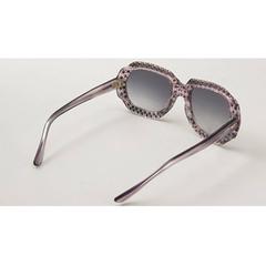 Emilio Pucci 70s crystal Maharaja collection rectangular sunglasses