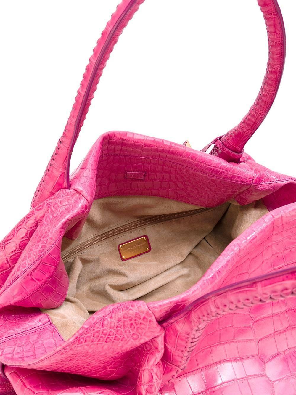 ferragamo pink handbag