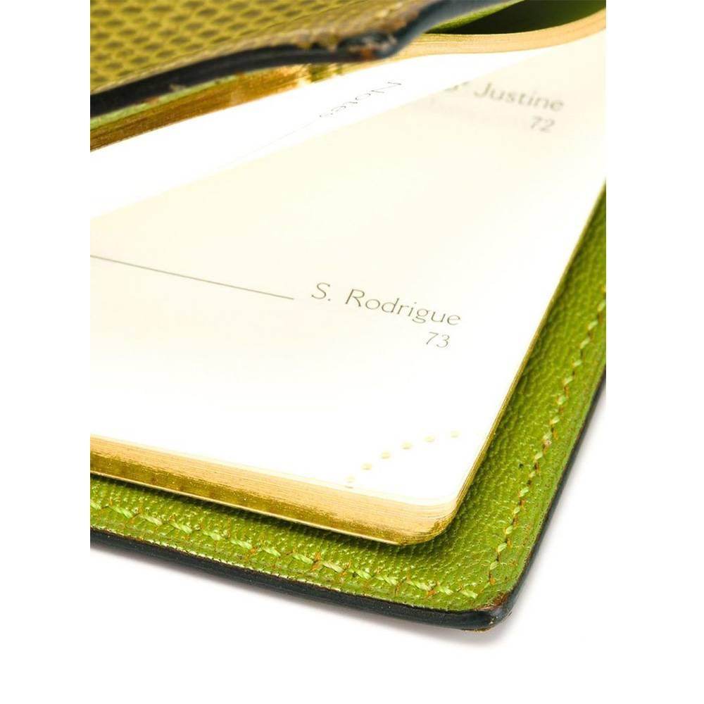 Hermes lizard skin planner c.1970 In Excellent Condition For Sale In Verviers, BE
