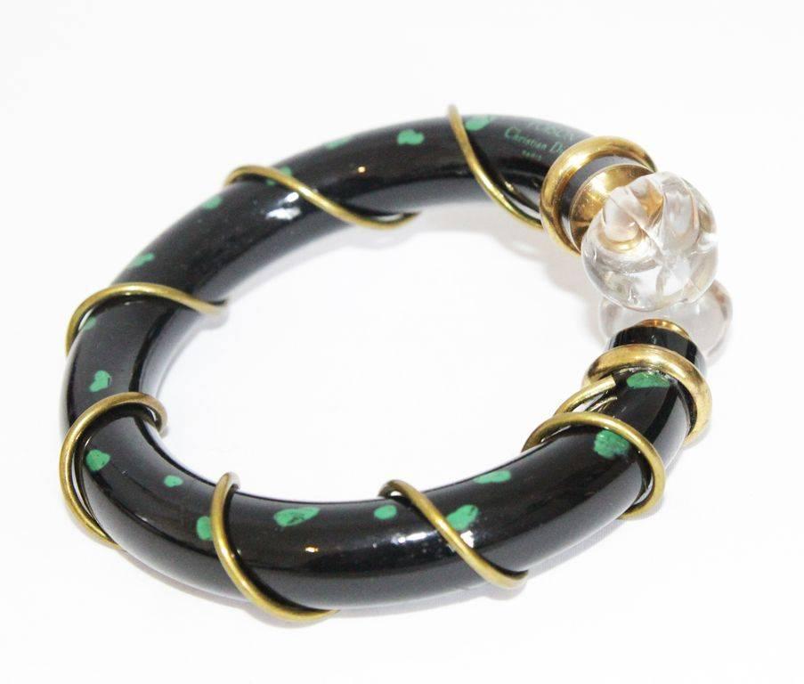 Stunning and collectable Christian Dior Poison bracelet of 1985 For