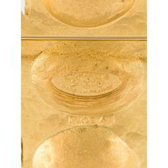 Chanel hammered lion cross brooch of the 80s