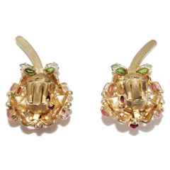 Christian Dior Exceptional fruit earrings 1969