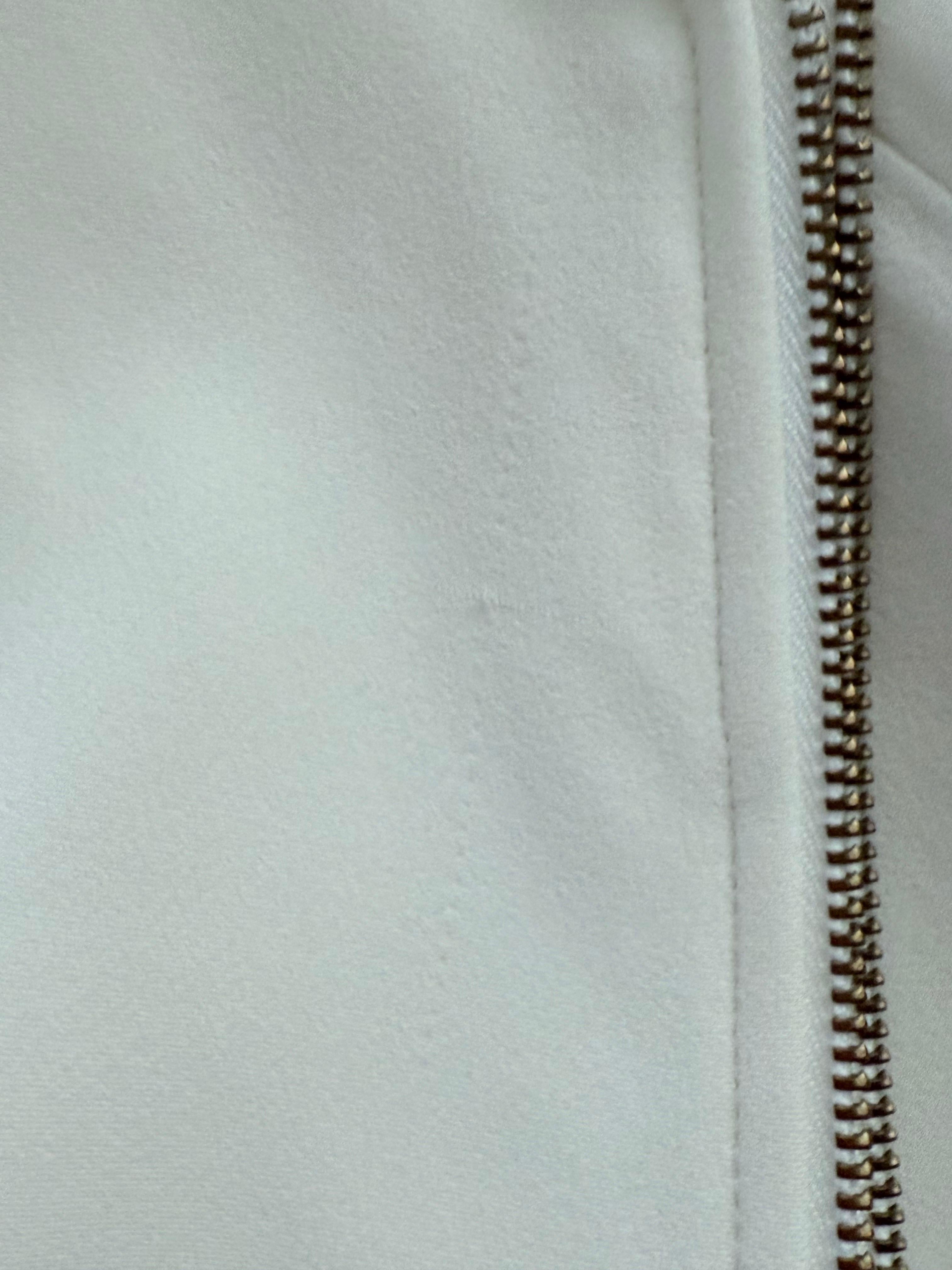 Phoebe Philo per Celine - Tuta in crêpe color crema - Collezione Iconic Primavera 2011 in vendita 4