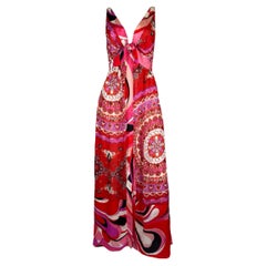 Emilio Pucci Silk Printed Gown, SS 2012