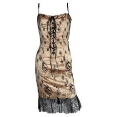 Blumarine Lace Corset Mini Dress, SS 2004
